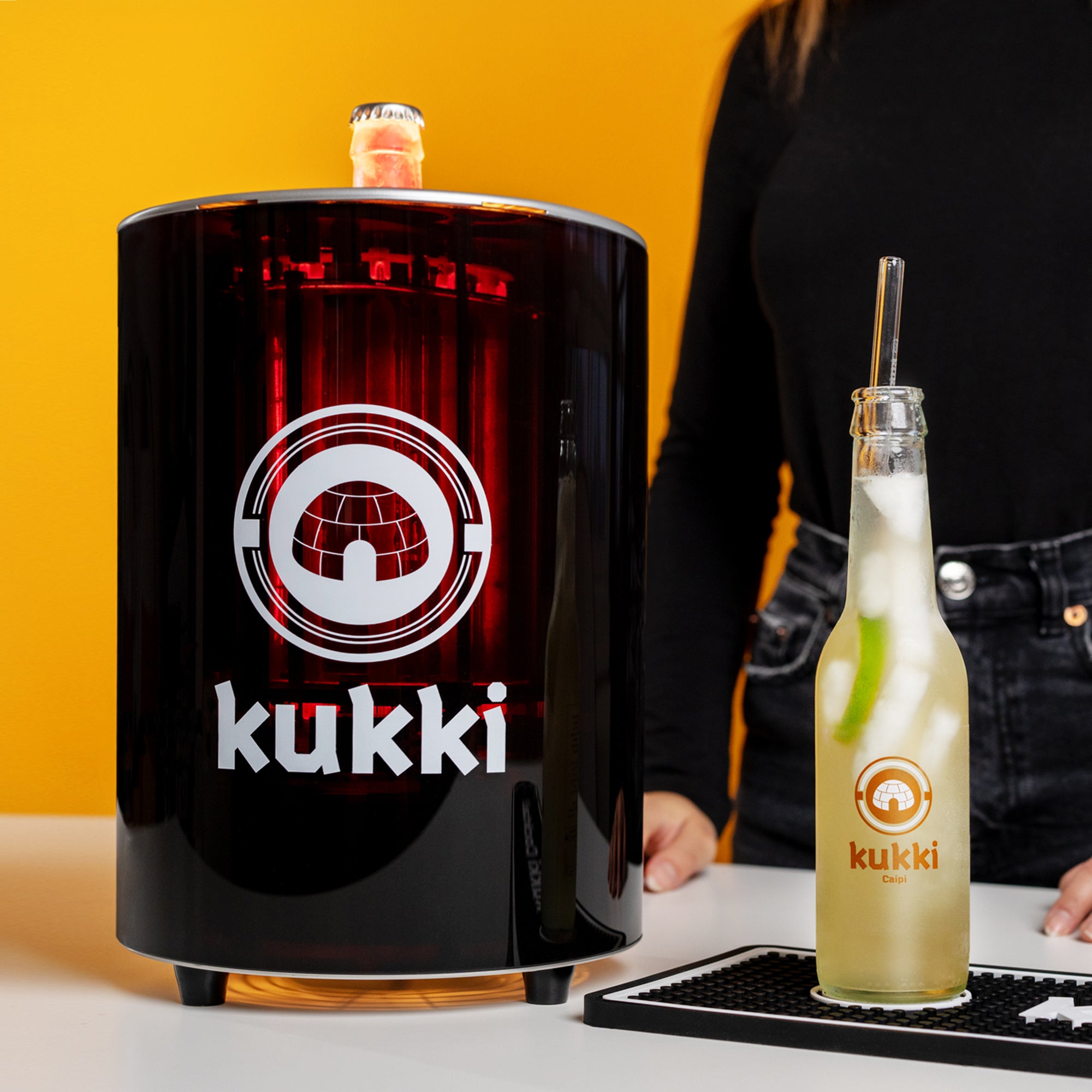kukki toaster + 192 cocktails + freezer cabinet